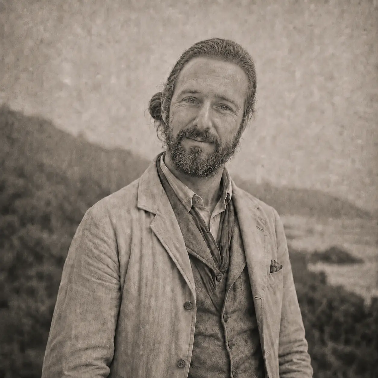 1920s expedition file portrait of Admiral Alexander Vale, Navigator · maritime commander