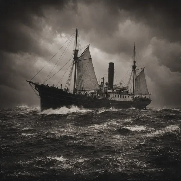 The Asteria under a sky without stars
